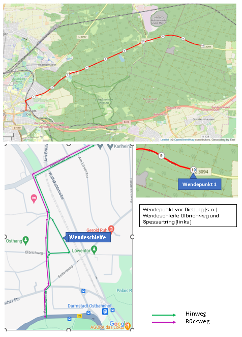 Streckengestaltung „ENTEGA Heinerman Triathlon 2026 Image